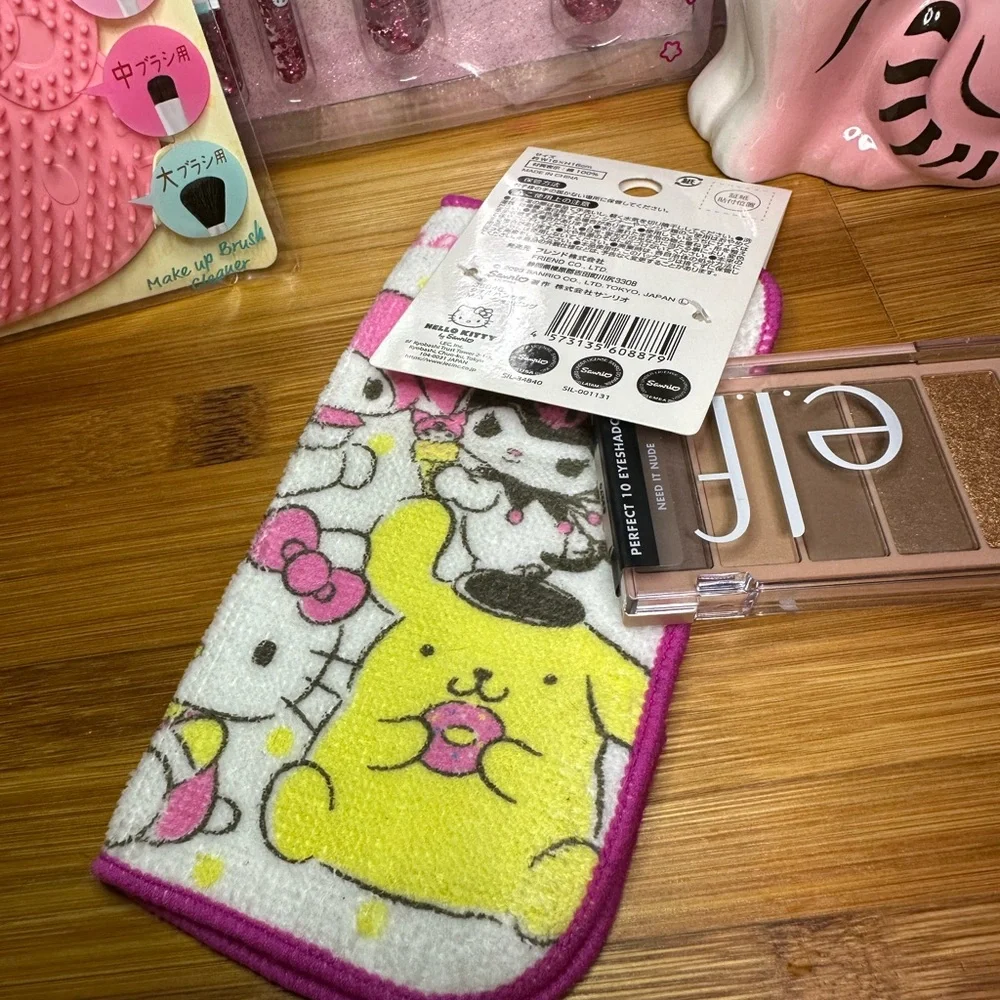 Hello Kitty Lux Wave Brush Set and ELF Palette